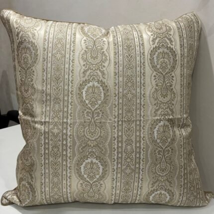 Regal Damask Stripe Cushion Cover – Timeless Luxury