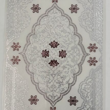 Royal Lace-Effect PVC Table Mat – Timeless Floral Geometry