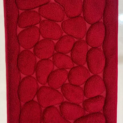 Stylish plush comfort floor mat for living spaces