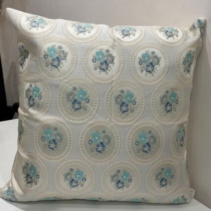 Luxury Floral Medallion Designer Cushion Cover – Elegant & Timeless Home Accent