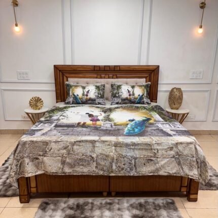 The Enchanted Garden Scenic Premium Bedsheet Set