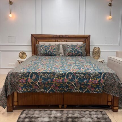 Woven Magic: The Complete Ajrakh Enchanted Forest Set 🌿✨)